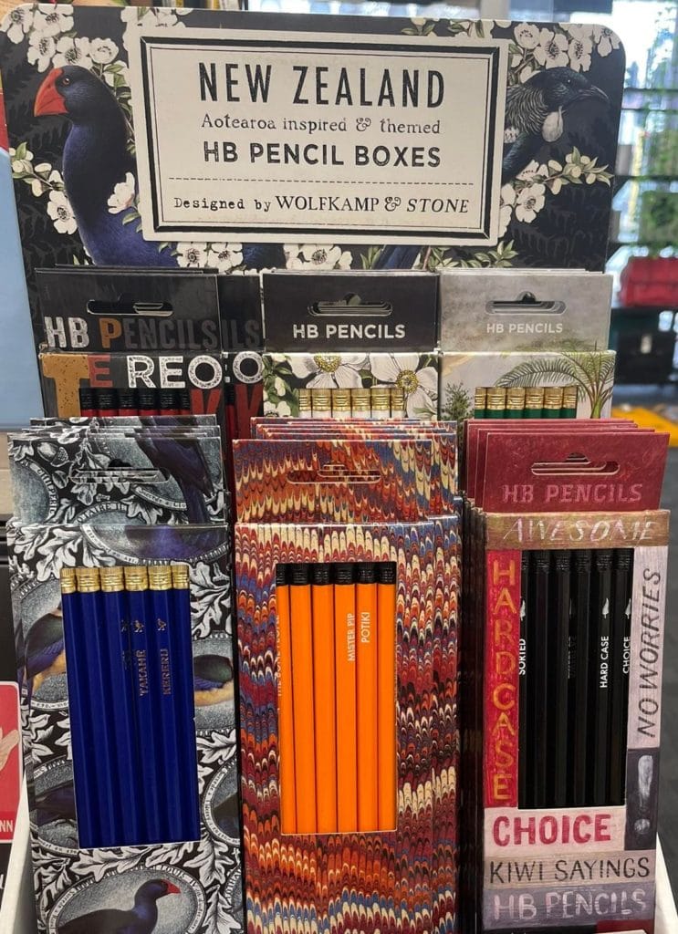 PENCILS LIVE WIRES Toi Toi Maori Art & Gift Shop