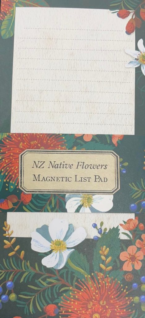 Kowhai Flower Magnetic List Pad Kowhai Flower Magnetic List Pad