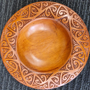 Large Open Wood Bowl