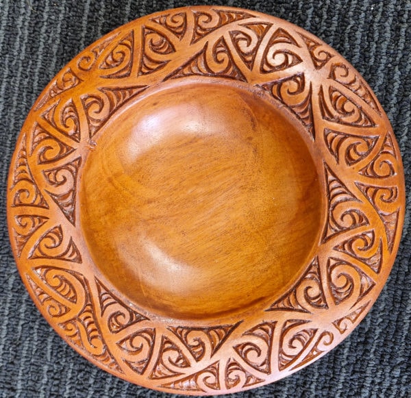 Large Open Wood Bowl
